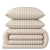 Beżowy prążkowany komplet pościeli.png